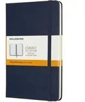 Notizbuch Medium 11,5x18cm liniert Hardcover 104 Blatt saphir