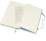 Notizbuch Large A5 blanko Hardcover 120 Blatt hortensienblau