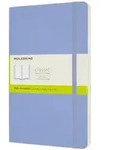 Notizbuch Large A5 blanko Softcover hortensienblau