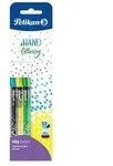Pelikan inky Neon, Blau, Gr&uuml;n, Gelb, Fein, Rund, 0,5 mm, Deutschland,