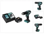 Makita DHP 483 RG1 Akku Schlagbohrschrauber 18 V 40 Nm Brushless + 1x Akku 6,0 Ah +