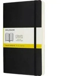 Notizbuch Large A5 kariert 200 Blatt Softcover schwarz