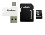 Goodram M1A4 All in One, 16 GB, MicroSDHC, Klasse 10, UHS-I, 100 MB/s, 10 MB/s