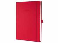 Notizbuch Conceptum A4 194 Seiten Hardcover liniert 80g red