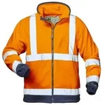 "Warnschutz-Fleecejacke "Benedikt" - Gr&ouml;&szlig;e XL - fluoreszierend orange/marine - EN