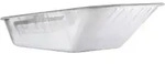 Aufgabewanne ungelocht 90 l, 1,0mm