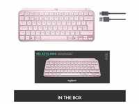 Logitech MX Keys Mini (DE)-rose Wireless Tastatur