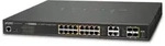 Planet GS-4210-16P4C, Managed, L2+, Gigabit Ethernet (10/100/1000), Power over