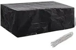 vidaXL Gartenm&ouml;bel-Abdeckung 8 &Ouml;sen 200&times;160&times;70 cm