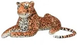 vidaXL Leopard Kuscheltier Pl&uuml;sch Braun XXL
