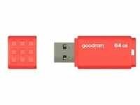 GoodRam UME3-0640O0R11 - 64 GB - USB Typ-A - 3.2 Gen 1 (3.1 Gen 1) - 60 MB/s - Ohne