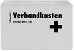 "Erste-Hilfe-Kasten - 260 x 160 x 80 mm - wei&szlig; - Kunststoff - "KIEL" - gef&uuml;llt nach