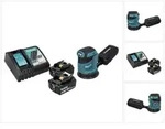 Makita DBO 180 RT Akku Exzenterschleifer 18 V 125 mm + 2x Akku 5,0 Ah +...