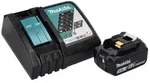 Makita DBO 180 RT1 Akku Exzenterschleifer 18 V 125 mm + 1x Akku 5,0 Ah + Ladeger&auml;t