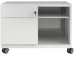Rollschrank Note Caddy Schubladen links Rollschrank Note HxBxT 563x800x490mm