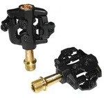 "XPEDO XMF-10AT black/gold Pedal Clipless CXR Ti 9/16", schwarz/gold (1 Paar)"