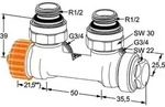 IMI/HEIMEIER Thermostat-Ventiluntert.HEIMEIER ECLIPSE 3866-02.000