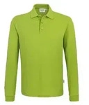 HAKRO Longsleeve-Poloshirt MIKRALINAR&reg; kiwi, 2XL