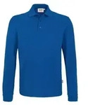 HAKRO Longsleeve-Poloshirt MIKRALINAR&reg; royalblau, 2XL