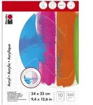 Marabu Acrylmalblock, 240 x 320 mm, 360 g/qm, 10 Blatt