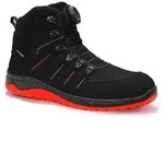 Sicherheitsstiefel MADDOX BOA&reg; black-red Mid ESD S3S, Gr. 43