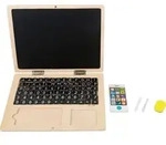 Holz-Laptop mit Magnet-Tafel