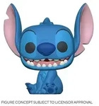 FK55617 - Lilo Stitch POP! Disney Vinyl Figur Smiling Seated Stitch 9 cm