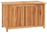 vidaXL Gartenbox 90x50x58 cm Massivholz Teak