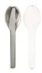 Rosti Mepal Besteckset Ellipse 19,5x5,1x2,3cm wei&szlig; 3teilig, 51 mm, 23 mm, 195 mm,