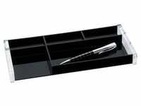 Stiftschale Exclusiv Acryl glasklar schwarz