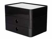 Schubladenbox Smart-Box Plus Allison 2 Schübe jet black