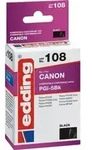 edding Tintenpatrone 18-108 wie Canon PGI-5BK schwarz