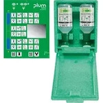 Augen-Notfallstation Wandbox 4650 Inhalt 2x 500 ml Flaschen Plum Augensp&uuml;ll&ouml;sung