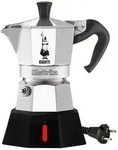 Bialetti New Moka Elettrika Espressokocher Schwarz, Silber