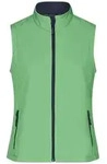 Ladies' Promo Softshell Vest Softshellweste f&uuml;r Promotion und Freizeit blau/gr&uuml;n,