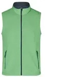 Men's Promo Softshell Vest Softshellweste f&uuml;r Promotion und Freizeit blau/gr&uuml;n, Gr.