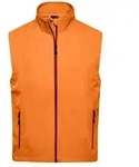 Men's Softshell Vest Modische Softshellweste orange, Gr. S