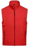 Men's Softshell Vest Modische Softshellweste rot, Gr. S