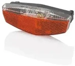 XLC CL-R19 Akku-R&uuml;ckleuchte f&uuml;r Gep&auml;cktr&auml;ger, mit Reflektor, USB, schwarz/rot