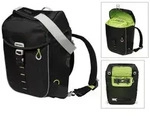 Basil 17750 Fahrradtasche Miles black lime,wasserdicht, 14 Ltr., schwarz/lime