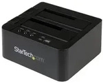 StarTech.com Standalone Hard Drive Duplicator, Dual Bay HDDSSD ClonerCopier, USB 3.1