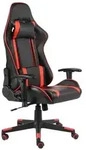 vidaXL Gaming-Stuhl Drehbar Rot PVC