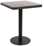 vidaXL Bistrotisch Dunkelbraun 60x60 cm MDF