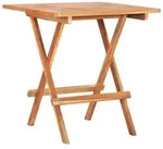 vidaXL Bistrotisch Klappbar 60x60x65 cm Massivholz Teak