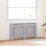 vidaXL Heizk&ouml;rperverkleidung Anthrazit 152x19x81,5 cm MDF