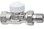 IMI Heimeier Thermostat-Ventilunterteil V-exact II, Durchgangsform DN 10, vernickelt