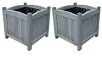 vidaXL Garten-Hochbeete 2 Stk. 30x30x30 cm Massivholz Tanne