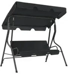 vidaXL Hollywoodschaukel Anthrazit 170&times;110&times;153 cm