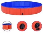 vidaXL Hundepool Faltbar Rot 200x30 cm PVC