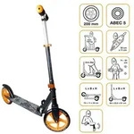 muuwmi Aluminium Scooter 200 mm schwarz-orange